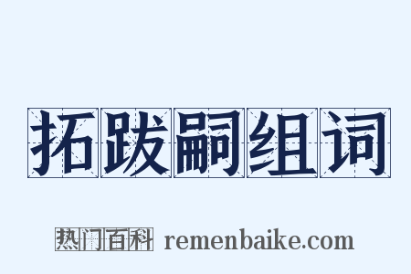 拓跋嗣组词是什么意思的图片
